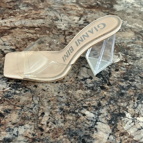 Open toe chunky heels - Picture 4 of 5